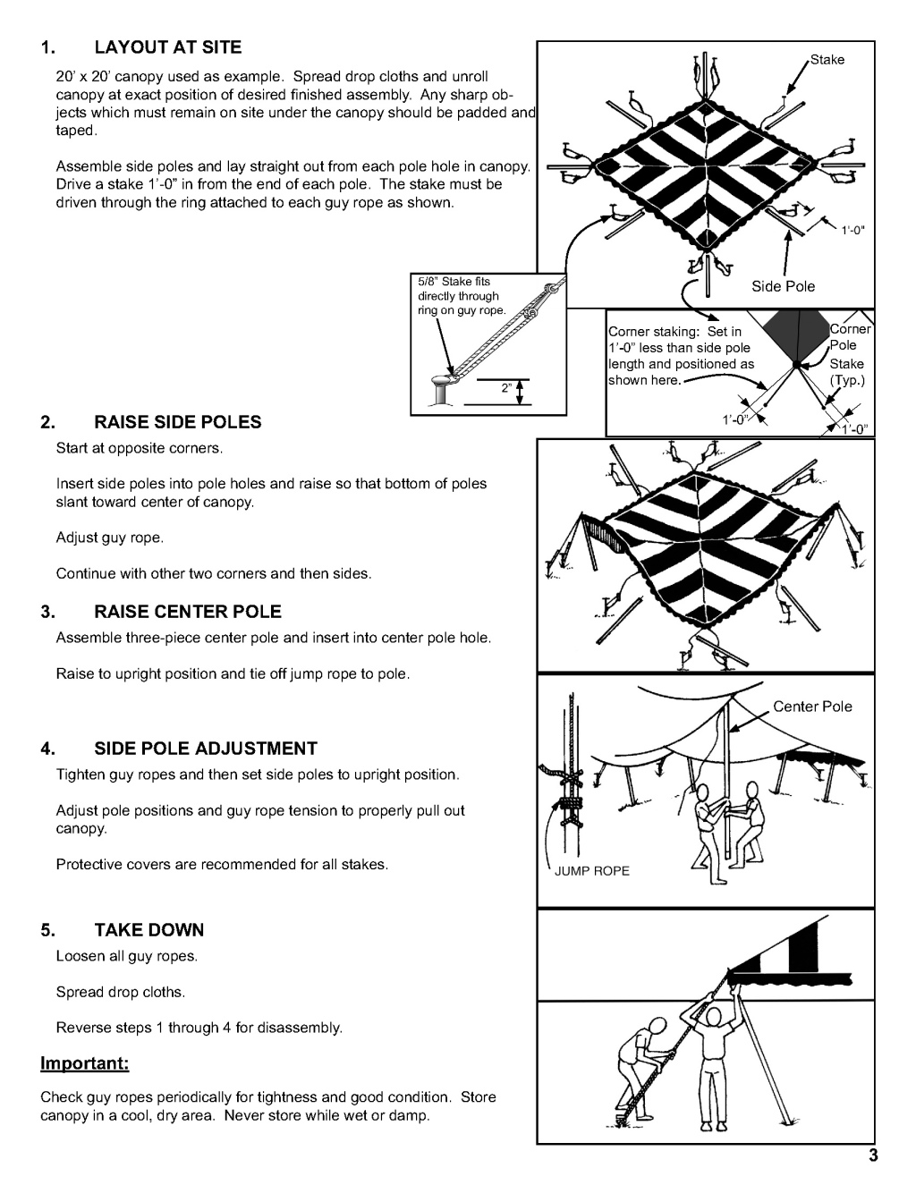 Tent Instructions